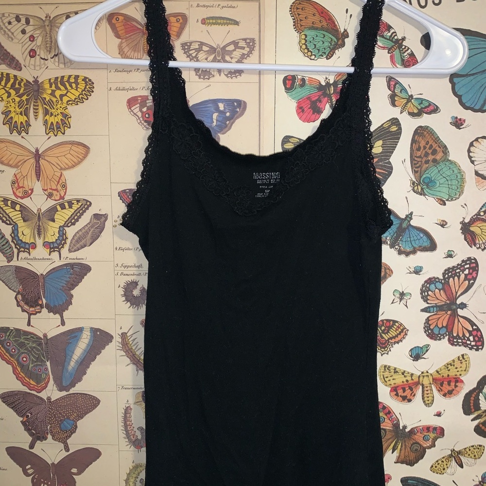 Black tank top